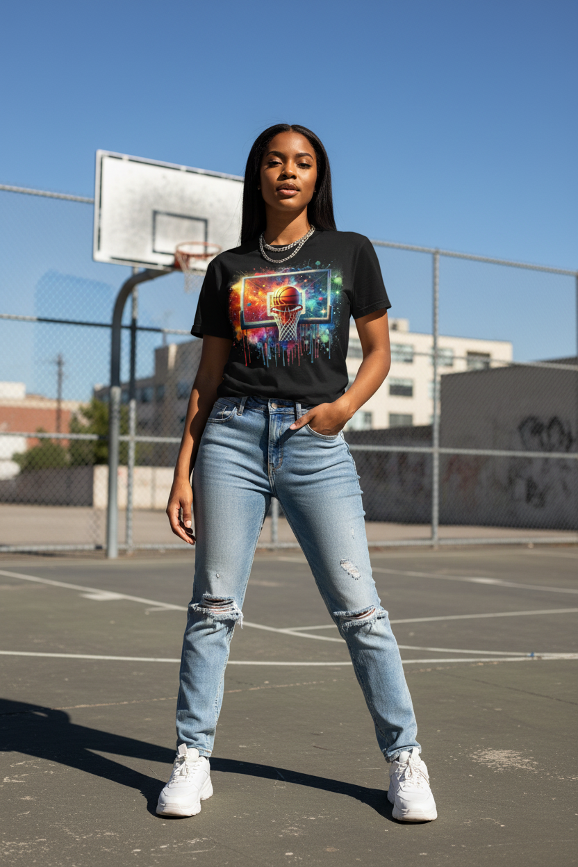 BASKETBALL 7 Black Female Lifestyle