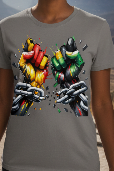 Breaking Chains - Female Grey Shirt