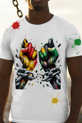 Breaking Chains - Male White Shirt