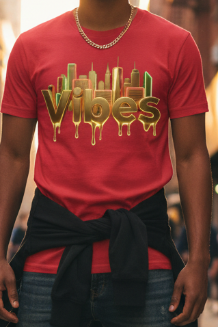 City Vibes Lifestyle – Red Shirt