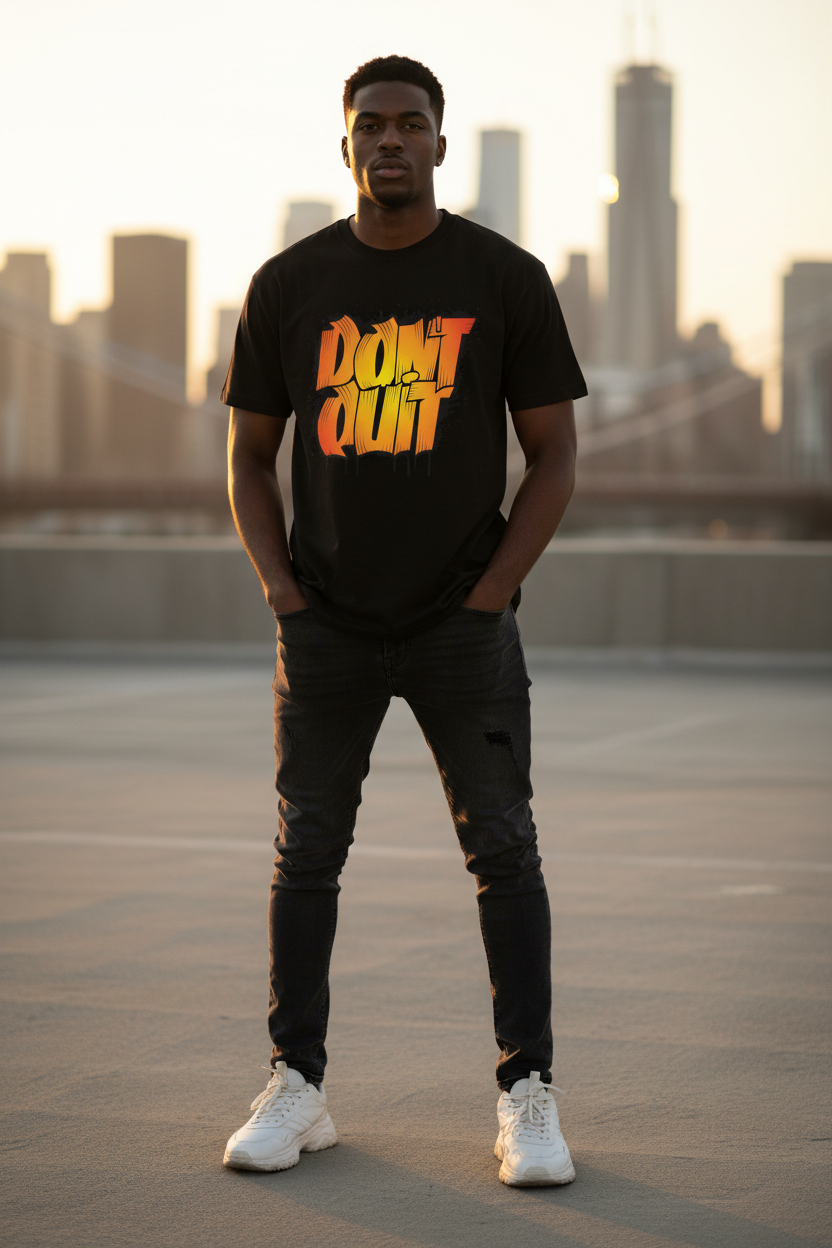 Don't Quit Lifestyle - Black Shirt