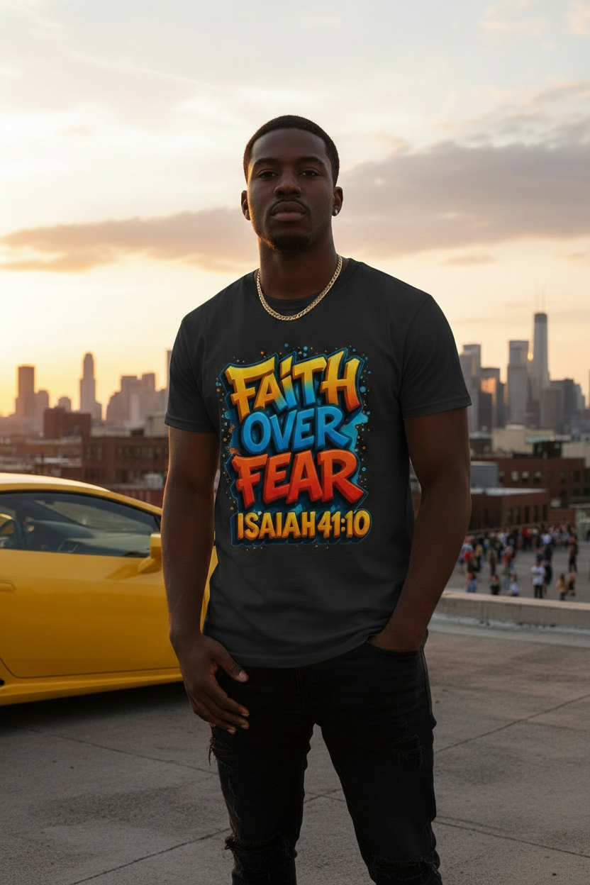 FAITH OVER FEAR - Black Shirt