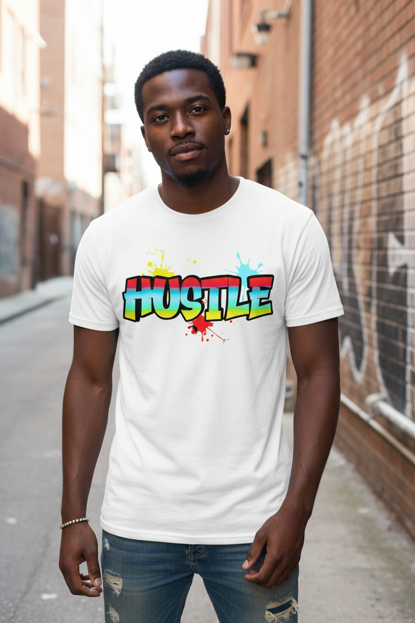 Hustle Colorful - African American Male Model