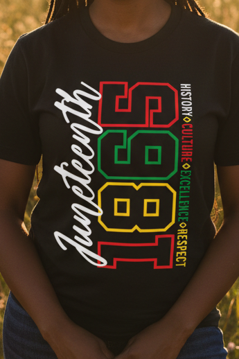 Juneteenth 1865 - Woman Black Shirt