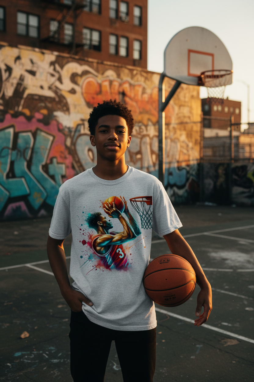 Make It Count - Grey Tee Teenager