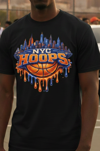 NYC HOOPS - Black Shirt
