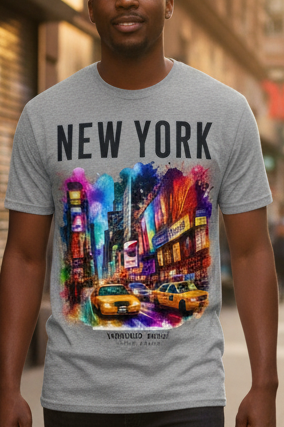 NYC Lifestyle - Grey Shirt