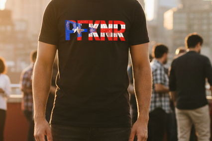PFKNR Black Shirt Lifestyle