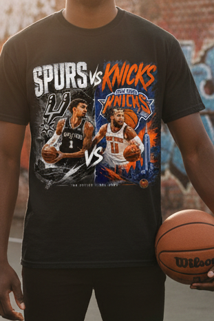 Spurs vs Knicks - Black Colorway Lifestyle