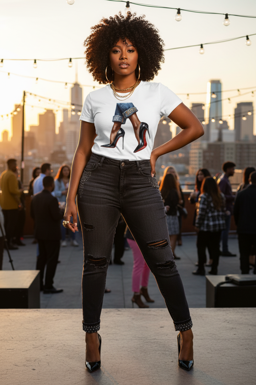 STEPPIN – Actual Product on Model