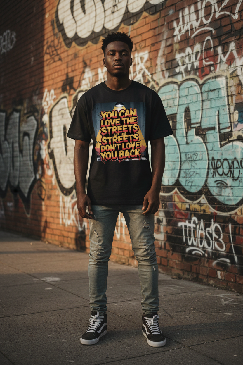 Street Love Lifestyle - Black Shirt
