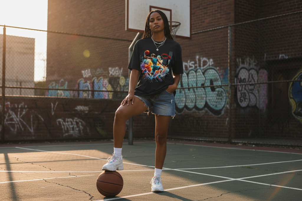Take Flight Black Tee Lifestyle