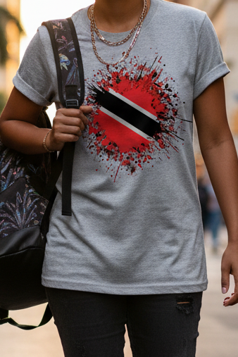 Trinidad Love Grey Shirt Lifestyle